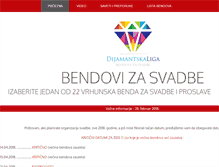 Tablet Screenshot of bendovi-za-svadbe.com